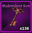 Malevolent Key Sailor Piece value