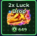2x Luck — Sailor Piece Game Pass value